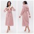 Халат женский велюровый "Vien" Olivia pudra 48-50 (L/XL)