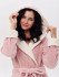 Халат женский велюровый "Vien" Olivia pudra 48-50 (L/XL)
