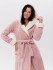 Халат женский велюровый "Vien" Olivia pudra 48-50 (L/XL)