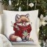 Декоративная наволочка "Гобелен" Лиса 45*45 (±2) см