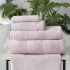 Полотенце махровое для ног в ванную 1 шт "La Prima" Urban 3185 розовая камея 50*70 см