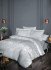 Постельное белье Жаккард "DO&CO" Doreta- серый Евро