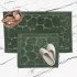 Комплект ковриков для ног в ванную 2 шт. "Karven" Tas хаки 50*60 см, 60*100 см