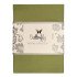 Комплект наволочек 2 шт. Сатин Делюкс "Butterfly"  5566 лайм 70*70 см