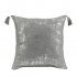 Подушка декоративная Velvet серый металлик 43*43 см