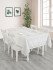 Скатерть "Karna" Darvin белый 160*220 см