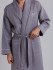 Халат мужской вафельный "Vien" Monte Carlo серый 48-50 (L/XL)