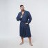 Халат вафельный  Бохо индиго 40-42 (XS/S)