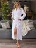 Халат женский махровый "Vien" Nefertari white 52 (2XL)