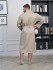 Халат мужской вафельный "Vien" Comfort латте 52 (2XL)