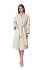 Халат вафельный  Дубки Шалька молочный 52-54 (2XL/3XL)
