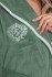 Халат женский велюровый "Vien" Juliette с капюшоном полынь 54 (3XL)