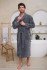 Халат мужской велюровый "Vien" Oliver grey 54 (3XL)