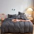 Постельное белье Вареный хлопок "Nova" Eco Line- графит 506 Евро