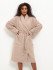 Халат женский  махровый "Ambiella" Paris песочный 48-50 (L/XL)
