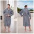 Халат мужской вафельный "Vien" Salvador grey 52 (2XL)