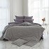 Покрывало  с наволочками Rigina 3258 графитовый 240*260 см