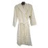 Халат вафельный Дубки с капюшоном кремовый 56-58 (4XL/5XL)