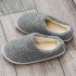 Тапочки женские "Woolhouse" Горизонт серый 36/37